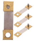 Old School Pendulum Suspension Spring Replacement Kit for Vintage Grandfather Clocks, close-up of brass components