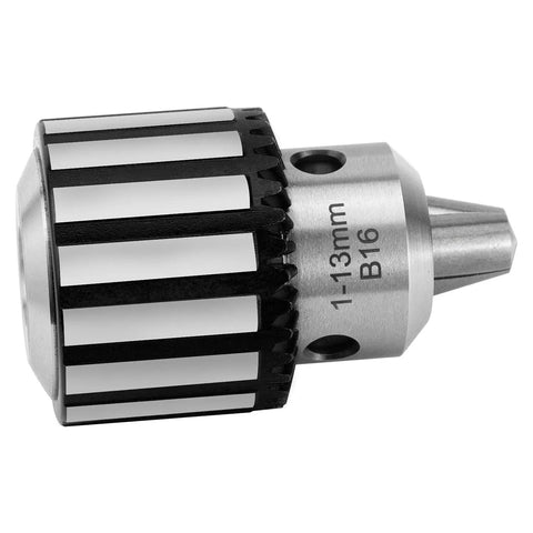 Heavy Duty Workhorse Half Inch Drill Chuck With Number Two Morse Taper Arbor And Key Rock Solid Three Jaw Lathe Tool, premium steel.