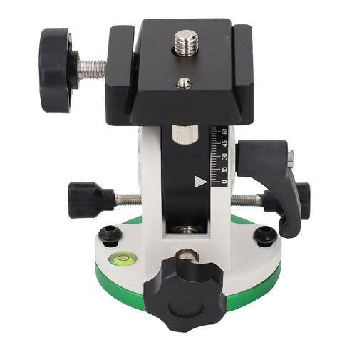 Easy Setup Equatorial Mount Base For Telescopes With Three Eighths Inch Thread, 90 Degree Adjustable, sturdy aluminum alloy