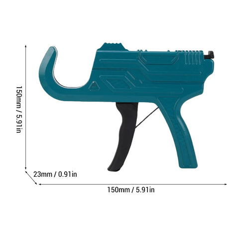 One Hand Operated Ratchet PVC Pipe Cutter For Plastic Pipes PEX PPR Hoses, Smooth Quick Cuts Up To 42mm with dimensions