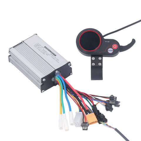 DC48V Brushless Motor Controller for Electric Bikes and Scooters, 350W 20A Intelligent Speed Controller, Aluminum Alloy Case