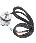 Two Phase AB Quadrature Encoder 600P/R Magnetoelectric, 6mm Shaft, Wide 5V To 24V Power, Ultra High Precision For CNC Robotics And Motion Control