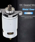 Beefy 8 Teeth RS550 DC Reciprocating Saw Motor With Helical Gear For Electric Saws, Heavy Duty Replacement detail view