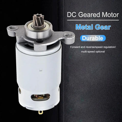 Beefy 8 Teeth RS550 DC Reciprocating Saw Motor With Helical Gear For Electric Saws, Heavy Duty Replacement detail view