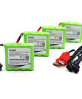 4 Pack 7.4V 1000mAh Li Ion RC Car Battery With SM 4P Plug For DE36W DE65 1 16 Scale Off Road Four Wheel Drive Beefy Power