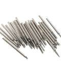 30 Piece 2.35Mm Shank Titanium Coated Diamond Burrs Set For Rotary Tools With Assorted Shapes, visible array on white surface.