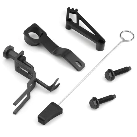 Ford 4.6L 5.4L 3V Engines Timing Belt Tool Set components including valve spring compressor and cam phaser holder