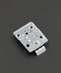 Close-up of Heavy Duty Stainless Steel Spring Latch Hasps Lock for Belts and Backpacks, Easy Install Silver Toggle Latch for Hardware Use.