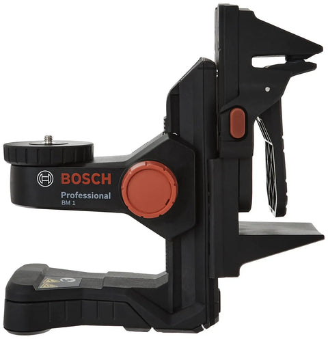 Pro Grade Laser Positioning Device With Microfine Height Adjustment, Strong Magnets, And Dual Threaded Mounts 1/4-20 And 5/8-11 side view