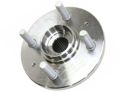 Front view of Honda Civic Front Wheel Bearing Hub Assembly Bolt On Kit 2001 2002 2003 2004 2005 2 Pack With 4 Lugs Replace 930-456 510030