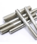 Ten 304 stainless steel double-ended threaded rods, M6/M8, 30mm length