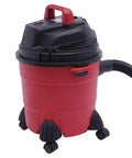 Badass 4 Gallon Wet Dry Shop Vac With Beefy 1000W Motor Heavy Duty Suction Plus Air Blower Mode For Autocare Garage Shakeup and Fast Floor Pick Up Jobs Wherever You Roll in red with black components.