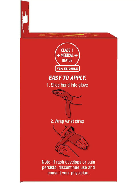 Box with instructions for Ultimate Hand And Wrist Compression Glove For Men And Women Pain Relief For Carpal Tunnel And Arthritis
