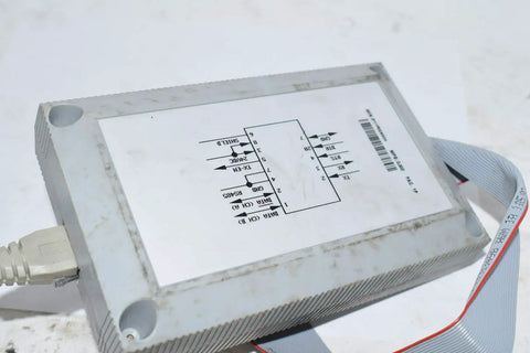 1747-PIC Interface Converter 24 V DC Personal Computer Interface Card for PLC Systems, grey casing with wiring diagram