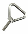 Triangle Lifting Eyebolt 8mm Thread 30mm Long Shank 304 Stainless Steel Anti Corrosion Wear Resistant Heavy Duty Tough As Nails