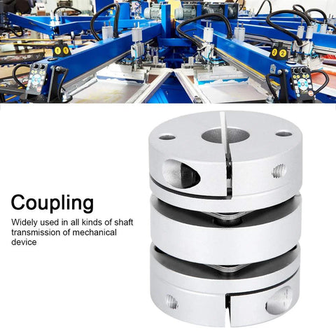 Aluminum alloy shaft coupling adapter GL-44x50-14x14, clamp-style motor connector sleeve