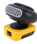 Hassle Free Portable Battery Space Heater Featuring Dual Usb Ports And 360 Degree Swivel for vehicle dash with wireless design.