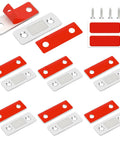 6 Pack Cabinet Magnetic Catch Set For Easy Install No Drill Stainless Steel Strong Magnetic Latch for Sliding Cabinets