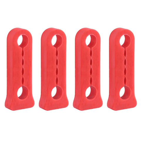 Heavy Duty Car Door Damper Buffer Sound Deadener Seal To Knock Out Annoying Rattles And Mute Road Vibrations With Premium Thick Rubber, set of 4 pads.