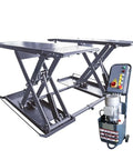 Three Point Five Ton Hydraulic Car Hoist Lift For Garage Portable Mid Rise Scissor Lift With Overload Protection close-up