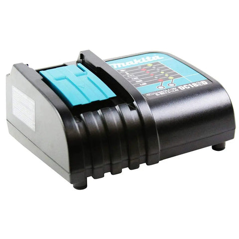 Super Quick 7.2-18V LXT Battery Charger With Smart Chip And Built In Cooling Fan, side view.