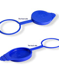 Ford Focus 2012 2018 Windshield Washer Fluid Reservoir Cap Replacement, Durable ABS Plastic Cap front and back view