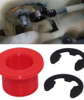 Toyota Shifter Cable Bushing Replacement Kit For Sienna 1999 2021 And Nissan Altima 1993 2021 with red grommet and lock washers