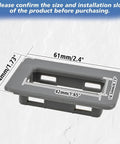 2 Pack Rear Window Switch Trim Replacement for Escalade Avalanche Silverado Tahoe Sierra and Yukon 2000 to 2002 Gray No Window Switch Included