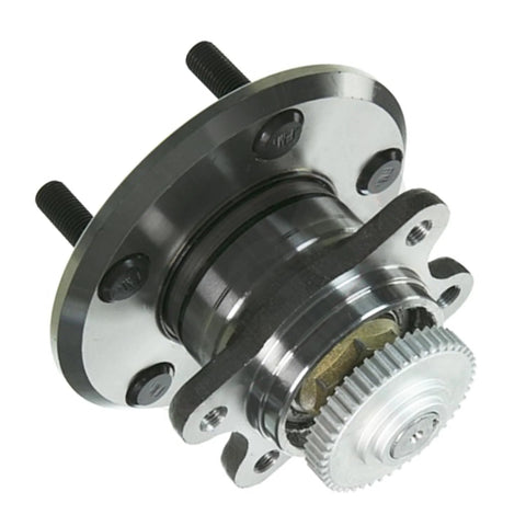 Close-up of 2 Pack Rear Wheel Bearing Hubs Assembly For 2006 2008 Kia Optima And 2006 2010 Magentis Non ABS 5 Stud Wheel 2nd Design Replacement Kit Premium Quality Replacement For Smooth Performance And Long Lasting Durability Ready To Install Right Out Of The Box.