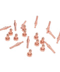 Fresh Braze Plasma Cutting Nozzle And Electrode Kit, 20 Piece Combo for SL60 SL100 Torch, brass construction nozzles.