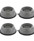 Anti Skid Washer Foot Mats 4 Piece Set With Height Adjustable Vibration Pads For Washing Machines Quiet Impact Absorption