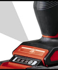 Close-up of the Rock Solid 18V Cordless Drill Driver with indicator lights and ergonomic grip for power and control.