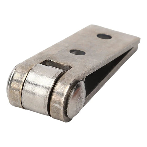 Stainless Steel Frameless Folding Window Hinge Heavy Duty Butt Hinge For Cabinet Doors Electrical Boxes And Furniture Accessories Polished Finish 8.6x2.3cm Easy Install, close-up