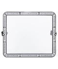 Premium Aluminum Resin Vat Kit With Pre Installed Fep Film And Easy Wipe Metal Tank Upgrade For Creality Halot One Pro showing clear FEP film and aluminum frame.