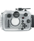 Underwater Housing For Olympus TG-7 With Red Filter, 60m Waterproof Case for Ocean Photography with button access visible