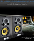 Sound Dampening Speaker Riser Foam For Studio Monitors And Subwoofers, Noise Isolation Platform Pads, PSI03, in studio setting