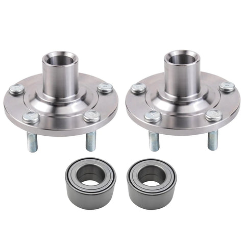 Beefy Front Wheel Bearing And Hub Kit For 2010 To 2015 Lexus RX 350 RX 450h And 2008 To 2011 Toyota Highlander Includes Two Front Wheel Bearings And Two Front Hubs DIY Ready