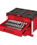 242 Piece Socket Set Boasts 90 Tooth Ratchets For A Sneaky 4 Degree Swing Inside Crunchy Work Zones Impact Duty Chrome Flat Sockets Crush High Torque Demands pro storage case open with organized sockets.