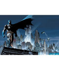 Batman Spray And Stick Removable Wall Mural 10.5 Feet By 6 Feet In Bold Black For A Quick Room Makeover