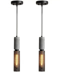 5 Light Concrete Pendant Light With Metal Mesh Shade For Kitchen Island And Dining Room, in industrial modern design