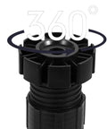 Adjustable Cabinet Legs Black Leveling Feet 4 Pieces With Height Adjustment Moisture Resistant ABS Plastic For Wardrobes And Bathrooms
