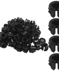 Opened Snap Bushing Set 3 By 8 Inch Heavy Duty Nylon Cable Hole Grommets For Wiring And Electrical Protection, Black OSB10 Plastic Cable Protectors