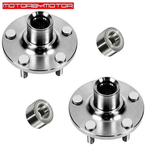 2 Pack Front Wheel Bearing And Hub Assembly With 5 Lugs For Toyota Camry Avalon Sienna Venza Highlander ES300h ES350 Fits 2WD Models Noise Reducing Replacement