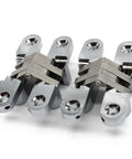 Killer Concealed Cross Hinge Pair For Sleek Door Setup Heavy Duty Stainless Steel with polished finish and tight lock mechanism.