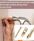 Self Drilling Drywall Anchor Kit With Zinc Steel Screws For Hollow Walls Heavy Duty Mounting System Dual Pack 30 And 50 Set Rust Resistant Quick Install For Gypsum Board And Stud Walls, spring steel