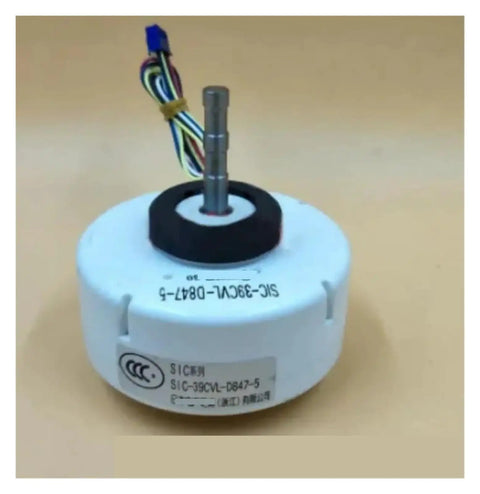 Inverter DC Motor Fan For Air Conditioners, High Efficiency Brushless Replacement, Fits SIC 39CVL D847 2 A, top view