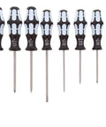 12-piece Stainless Steel Screwdriver Set 3334 12 Piece With Blue Handles, Go To Kit For DIYers And Pros, Magnetic Tips