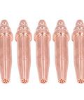 Five Pack Acetylene Cutting Tips G02 2 For Metal Cutting With Separate Gas Inlets Torch Nozzle Accessories Pro Grade Copper