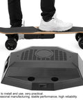 Beefy Electric Skateboard Controller Box For DIY Builds, Durable Plastic Enclosure With Easy Install, shown with skateboard