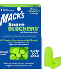 Snore Blocking Soft Foam Earplugs For Sleep And Travel 32 dB NRR And 37 dB SNR 12 Pairs package with green foam earplugs